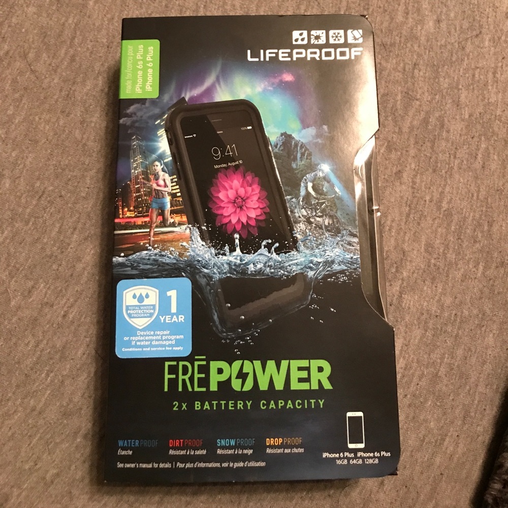 iPhone 6 Plus FrePower- lifeproof power case