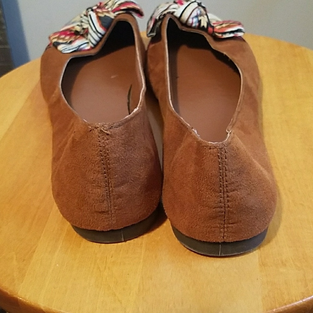 Route 66 fabric flats. SOFT Brown