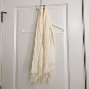 Cream colored scarf for juniors/kids