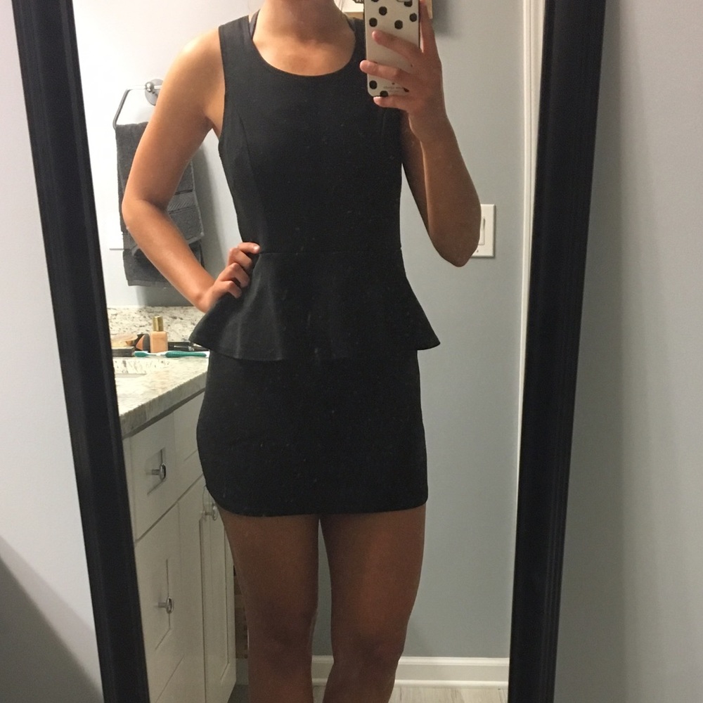 BLACK MINI DRESS