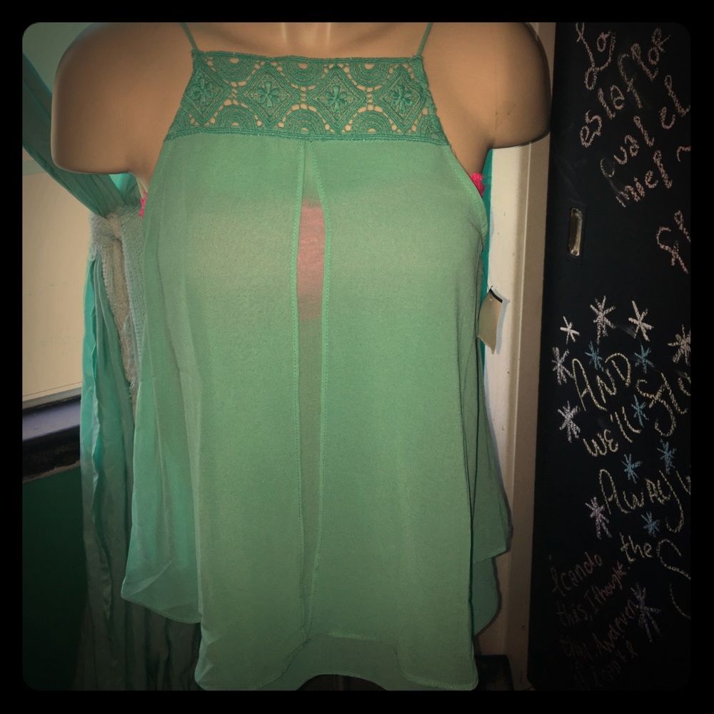 Turquoise tank