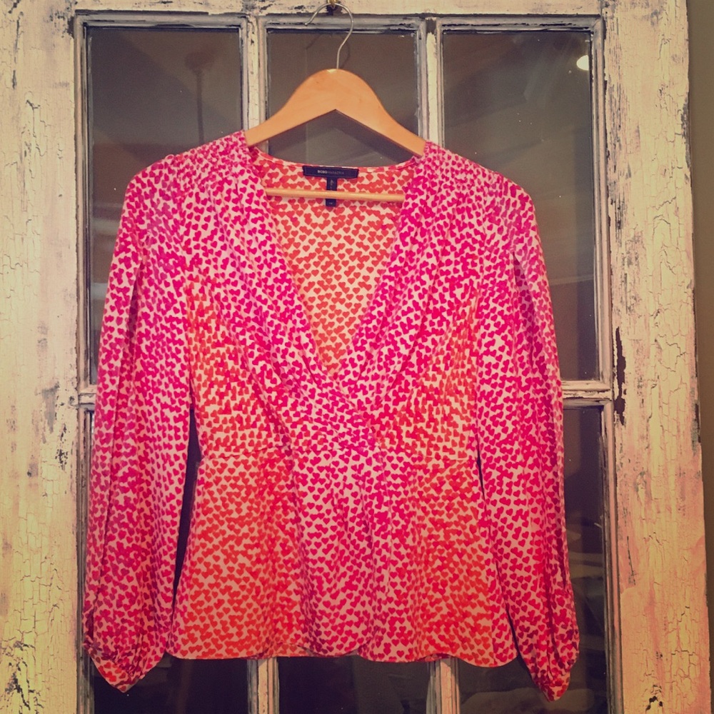 💕BCBG Maxazria Silk Blouse