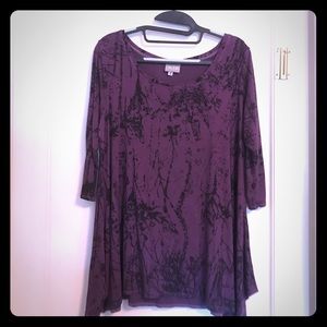 Niche Salsa tee in Eggplant