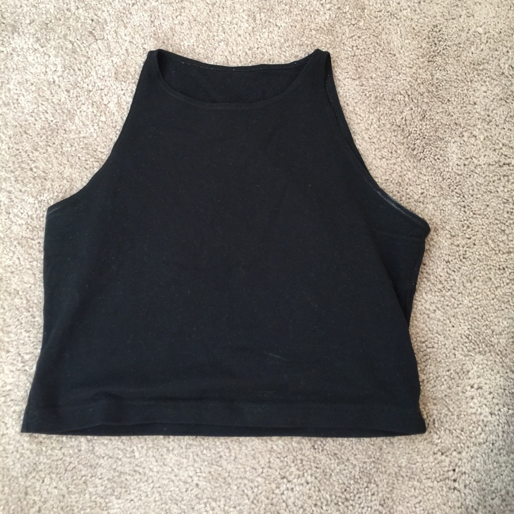 American Apparel cotton spandex crop top