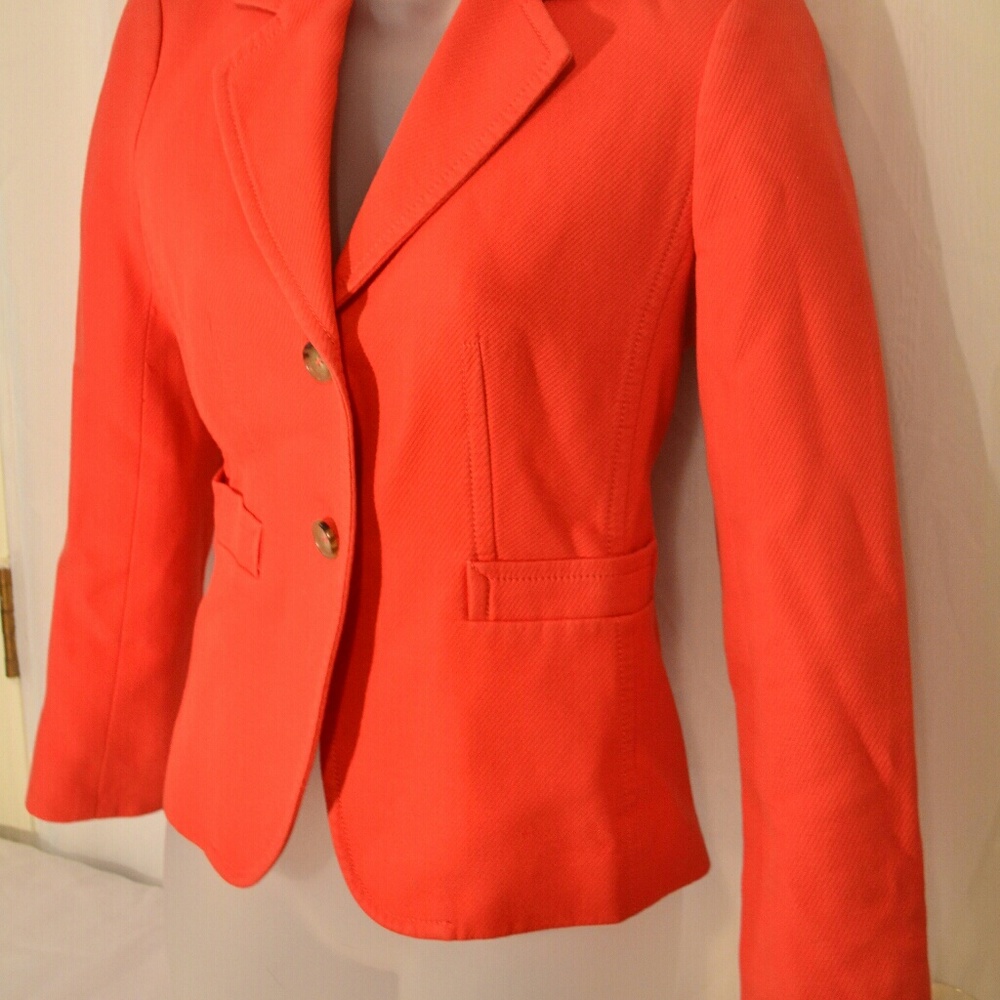Orange blazer