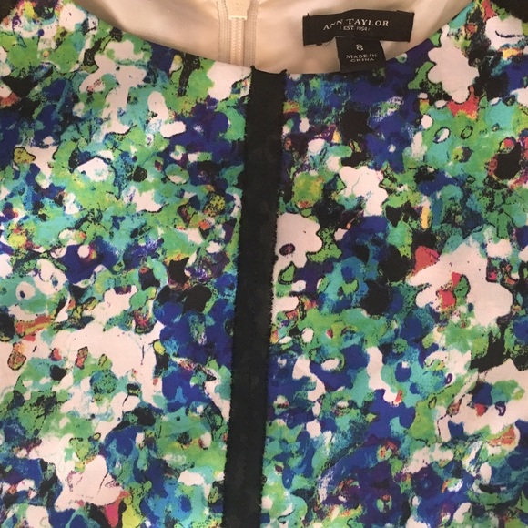 Multi Color Ann Taylor Asymmetrical Dress - Picture 3 of 4