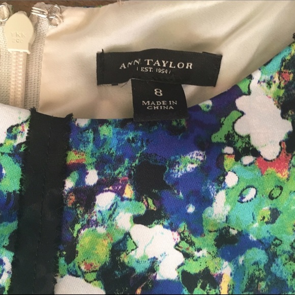 Multi Color Ann Taylor Asymmetrical Dress - Picture 4 of 4
