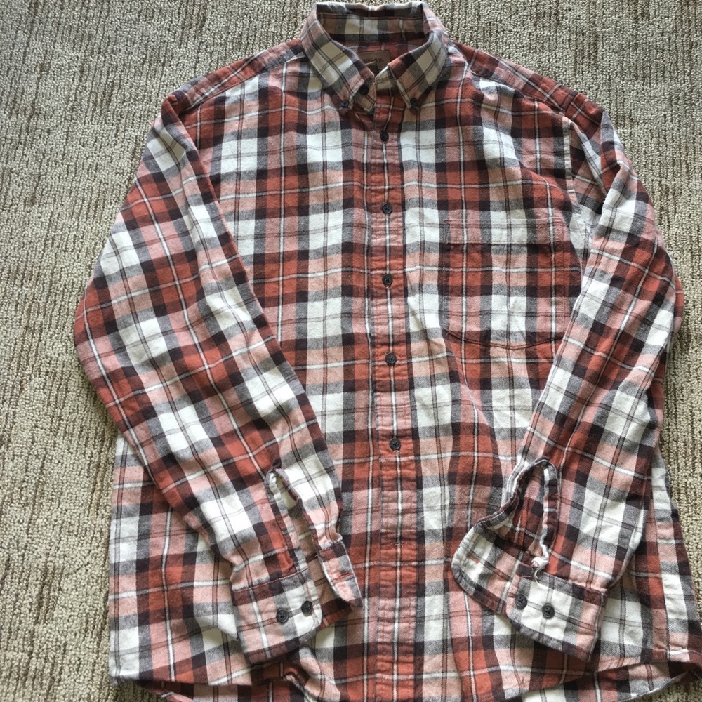 Brown flannel