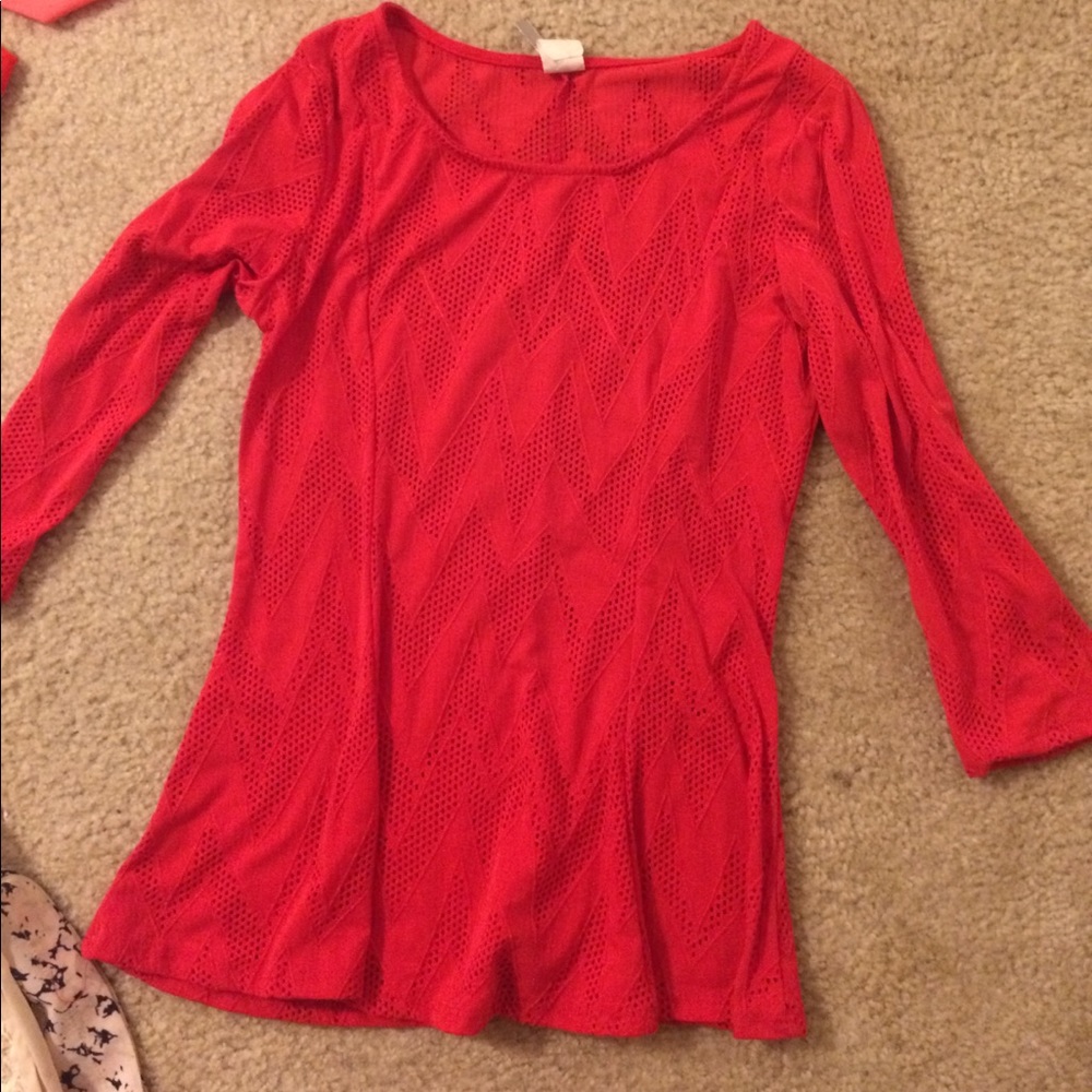 Spandex-Fit Flare Top
