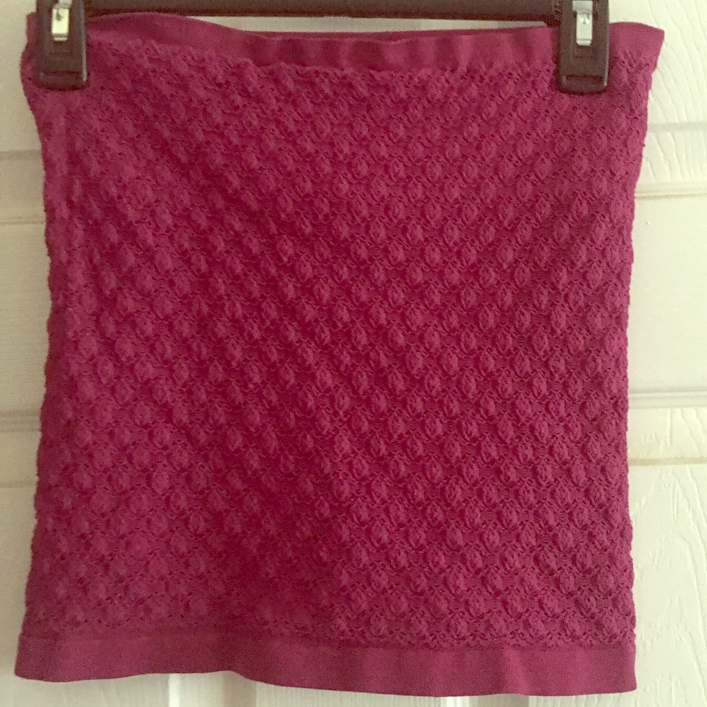 free people honey textured tube top