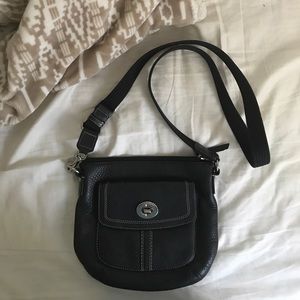 COACH like new Genuine leather black satchel ✨🌈