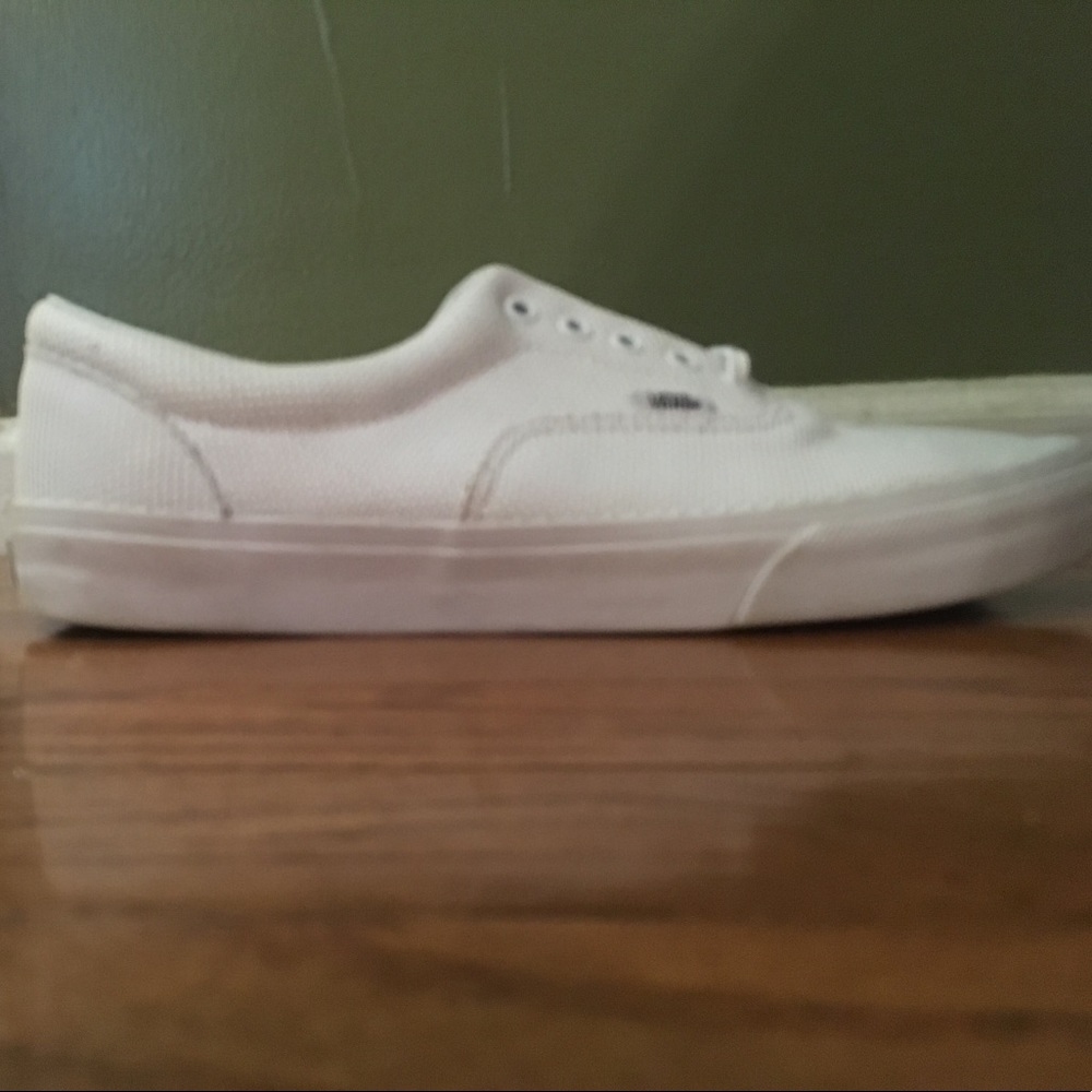 Leather white Vans
