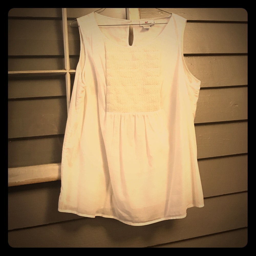Vineyard Vines XL white sleeveless top