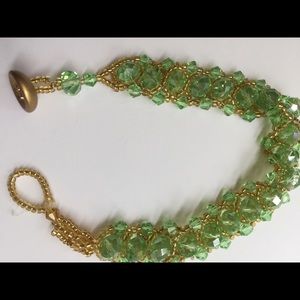 Hand Sewn Right Angle Weave Fashion Bracelet