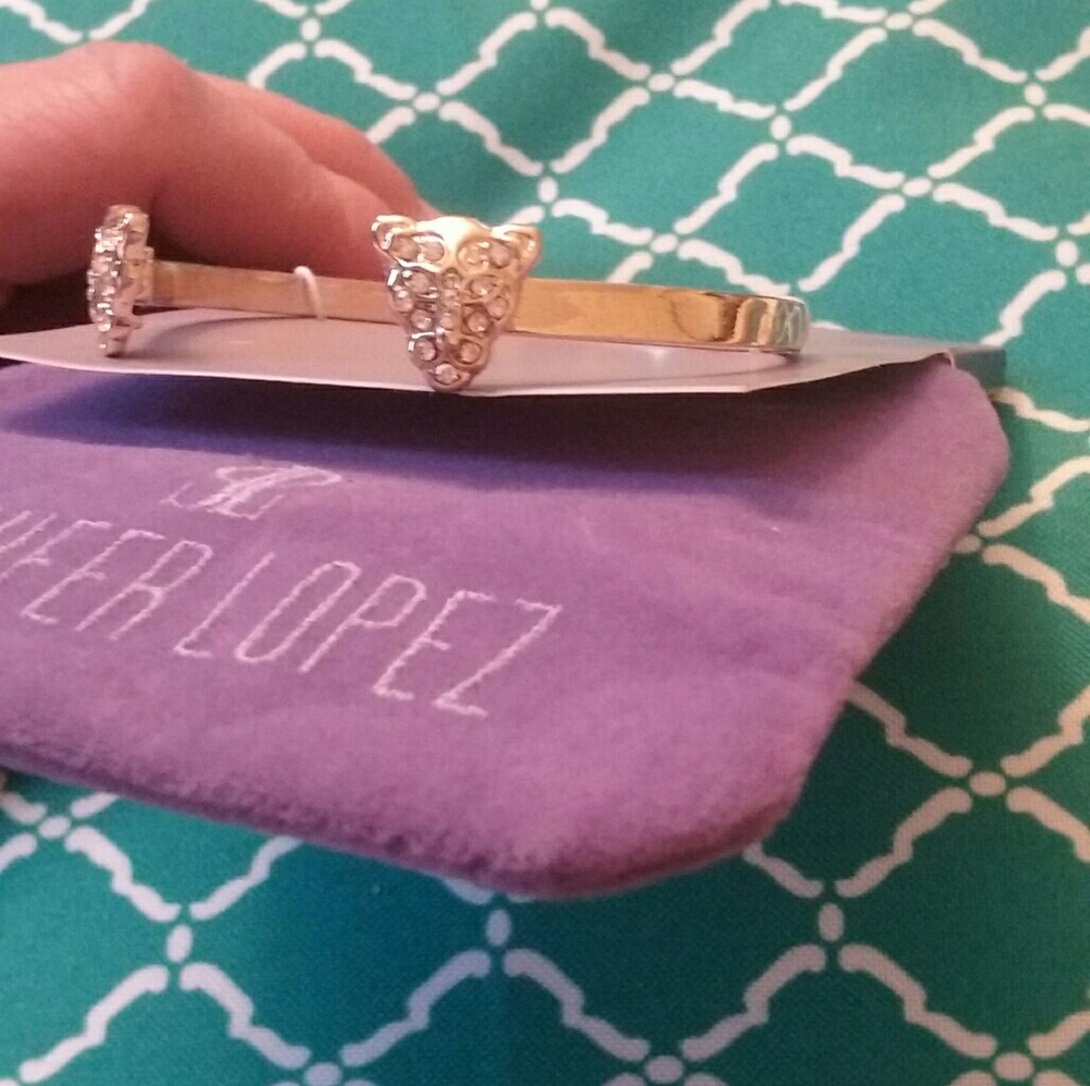 JLo Cat / Cougar Bracelet gold tone