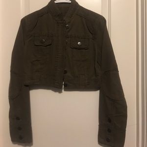 Dark green jacket
