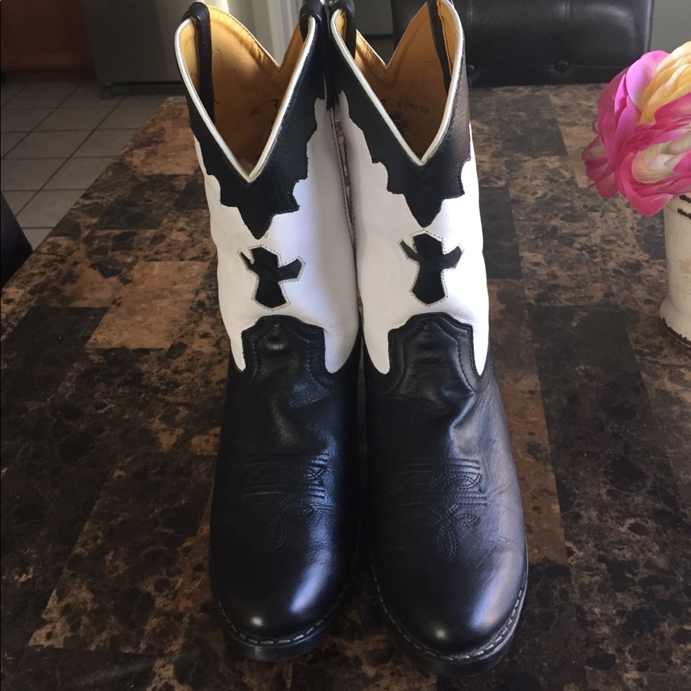 Smoky Mountain leather boots men 7 L9