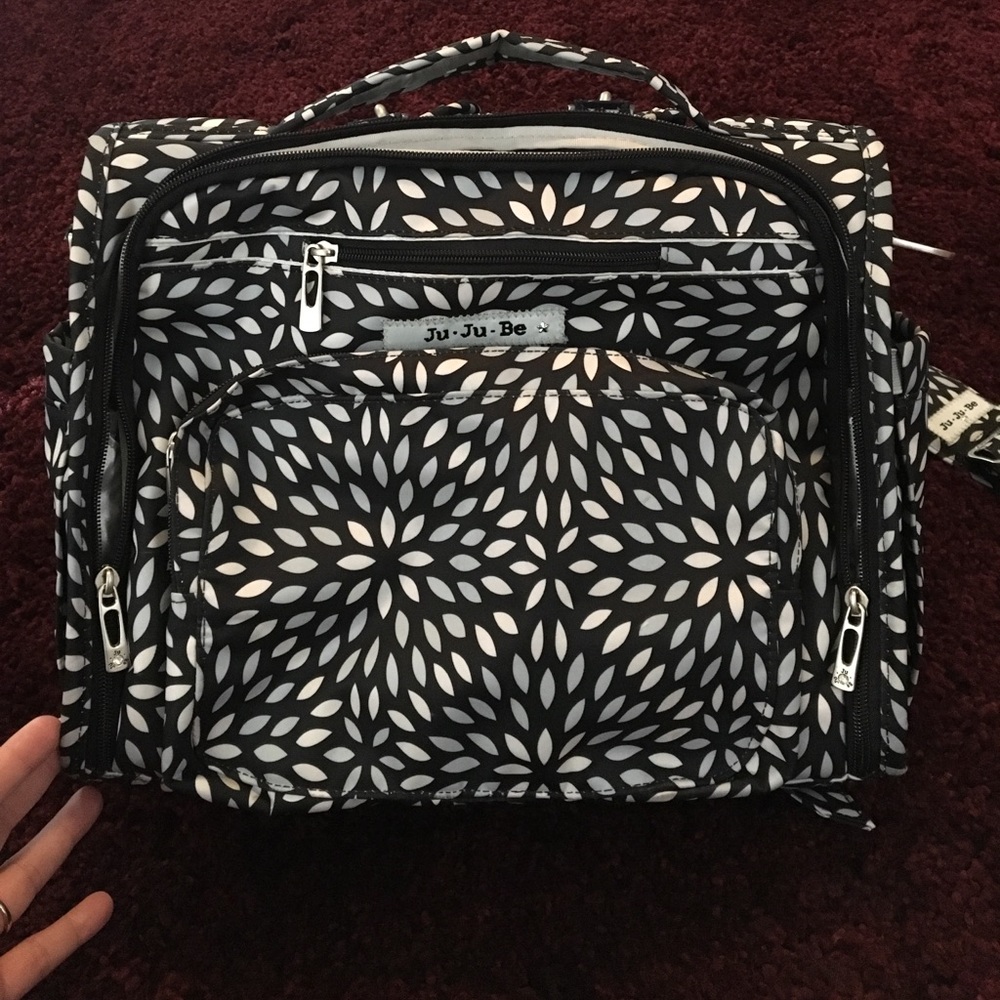 Jujube BFF Platinum Petals Convertible Diaper Bag