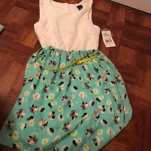 Brand new mint floral dress!