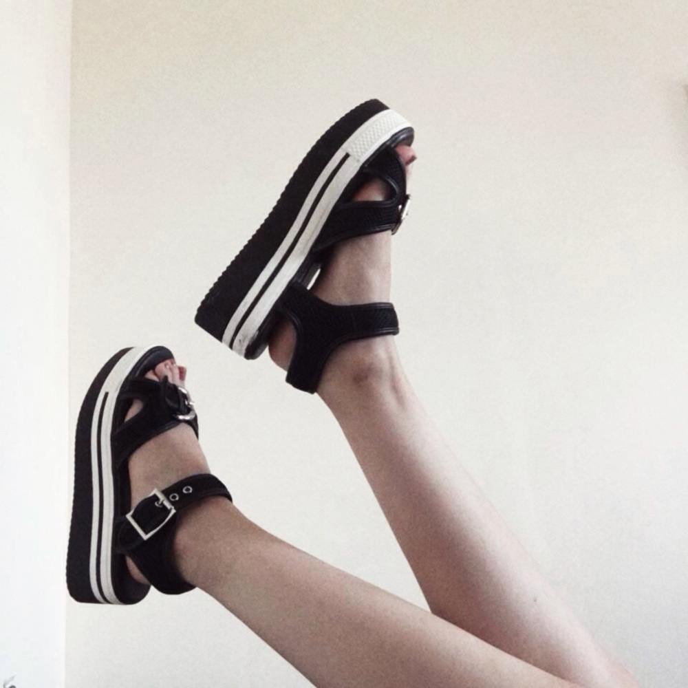 Cute platform sandals