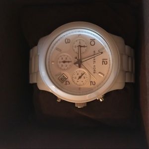 White ceramic Michael Kors watch