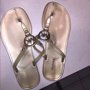 Michael Kors flip flop sandals