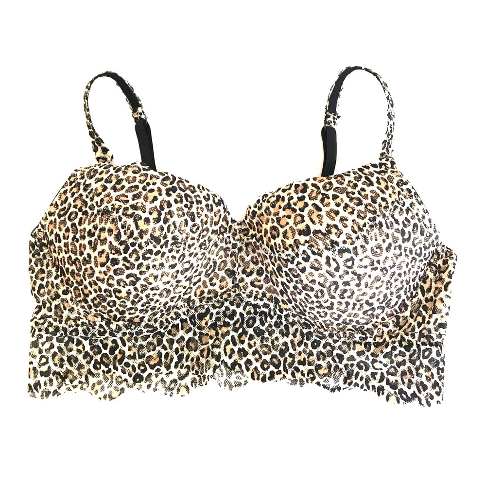 NWOT Victoria's Secret Cheetah Underwire Bralette
