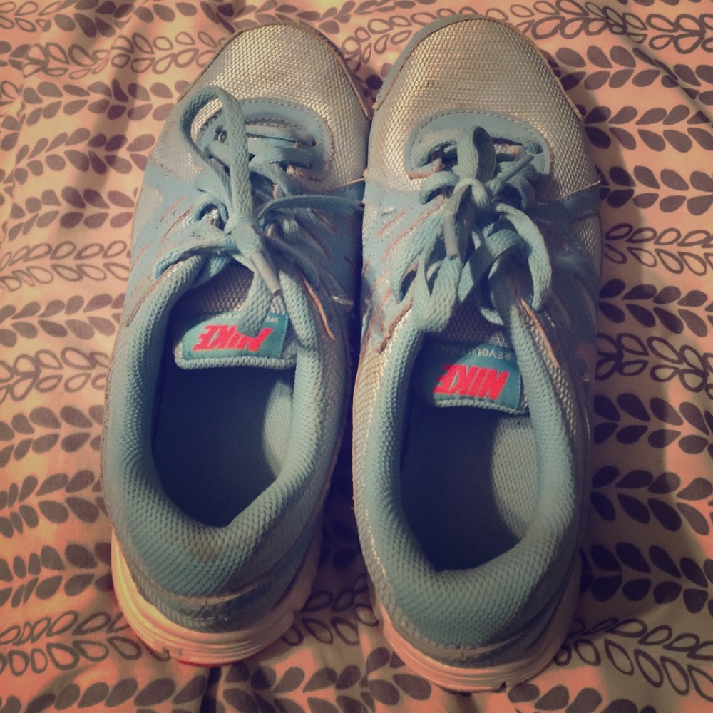 Baby Blue Nike Shoes