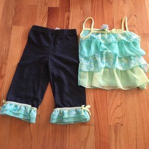 Girls size 6 adorable summer outfit