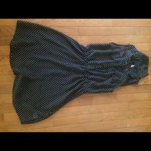 poky dot black dress