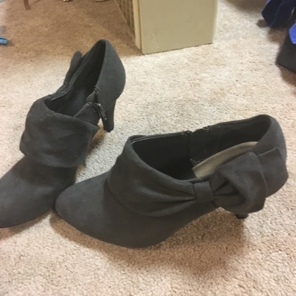 Gray Booties