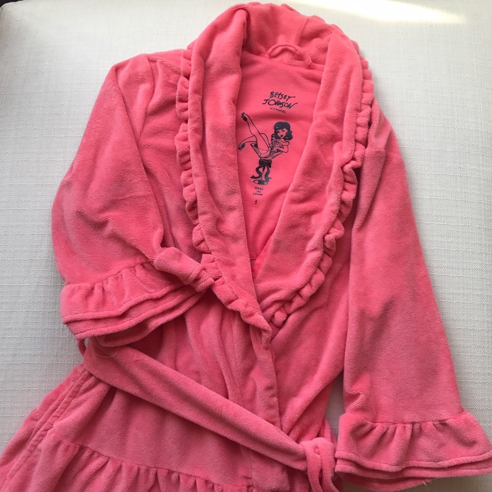 Betsey Johnson luxury bath robe