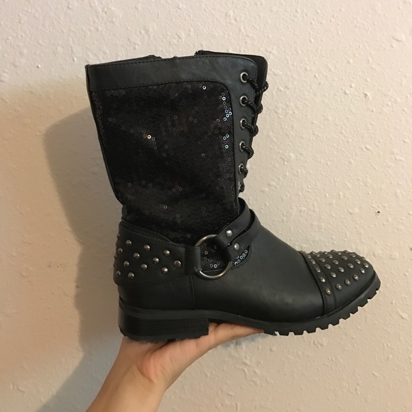 Shoes - bling biker boots Shoes - bling biker boots