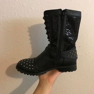 Shoes - bling biker boots Shoes - bling biker boots