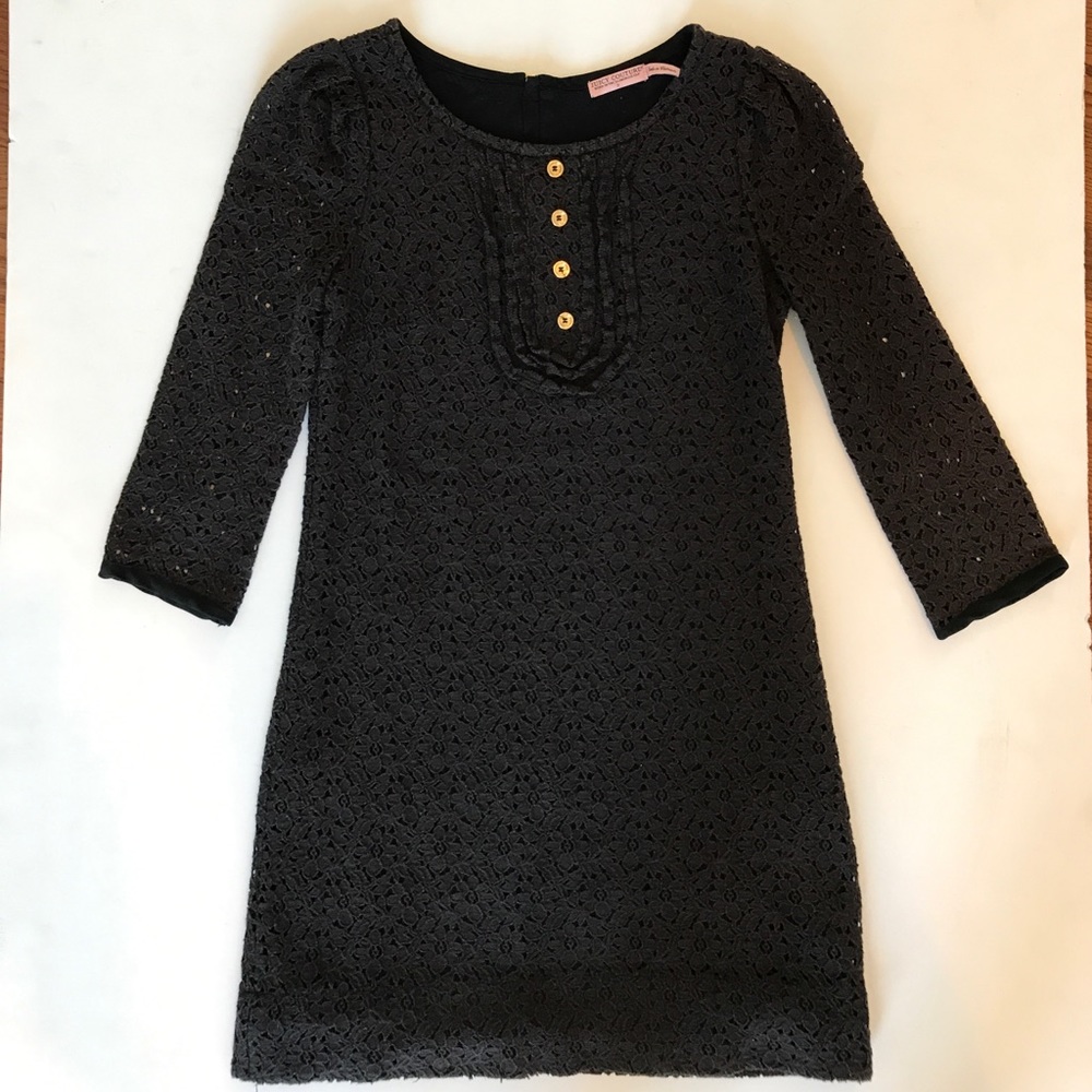 Juicy Couture little black dress with lace details