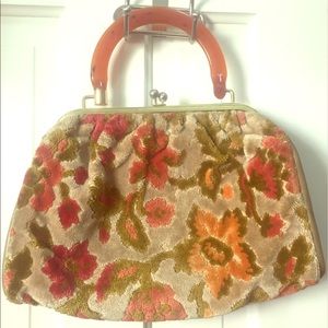 Vintage carpet bag