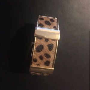 Jcrew bangle leopard bracelet