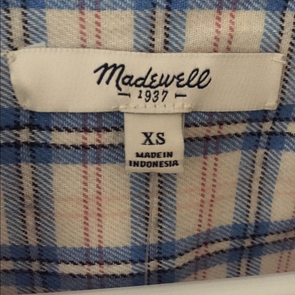 *last chance!!* NWT Madewell Flannel - Picture 2 of 2