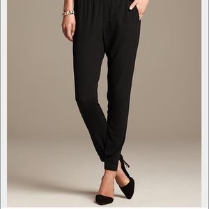 Banana Republic Black Drapey Pants
