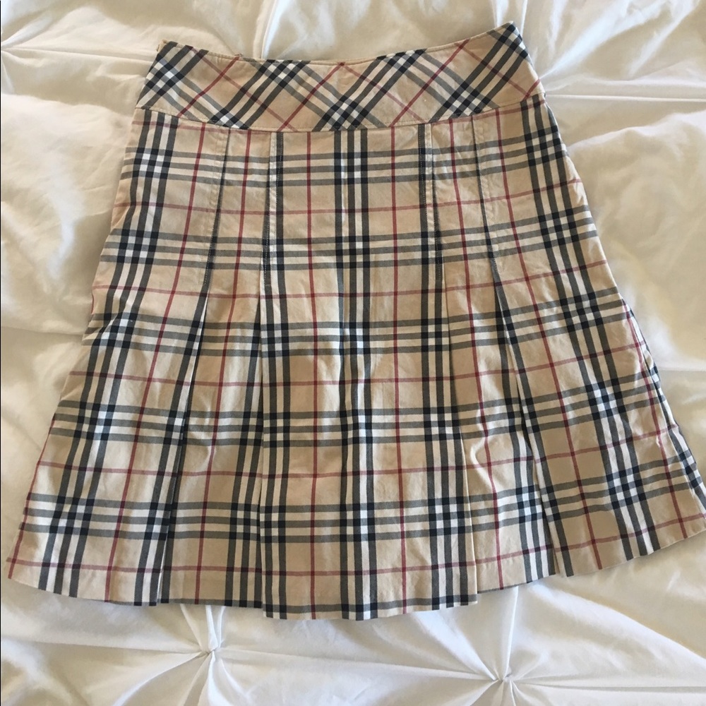 Burberry Pleated Skirt