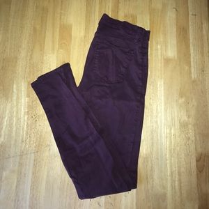 Maroon J Brand jeans