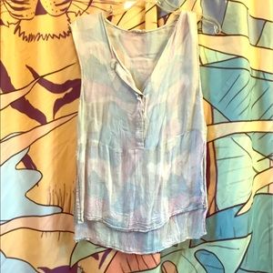 Mermaid colors pastel tank
