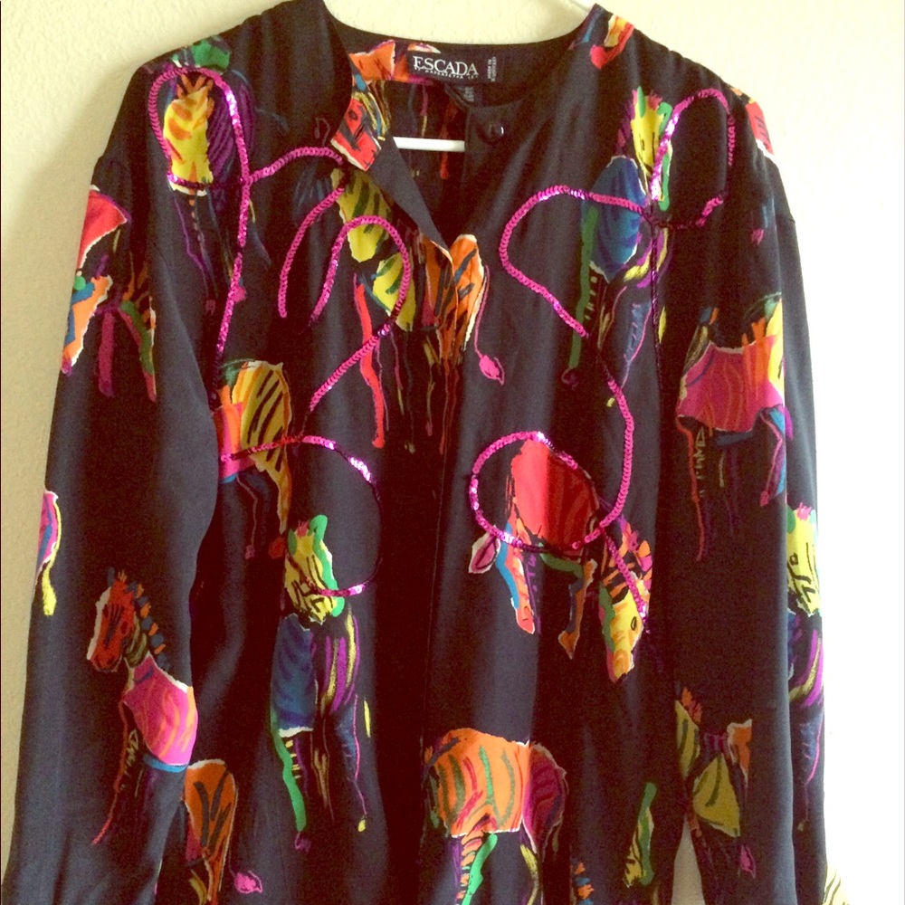 Vintage Escada blouse.