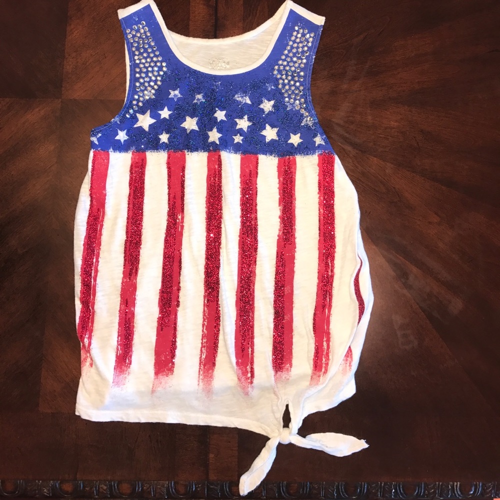 American Flag Tank Top