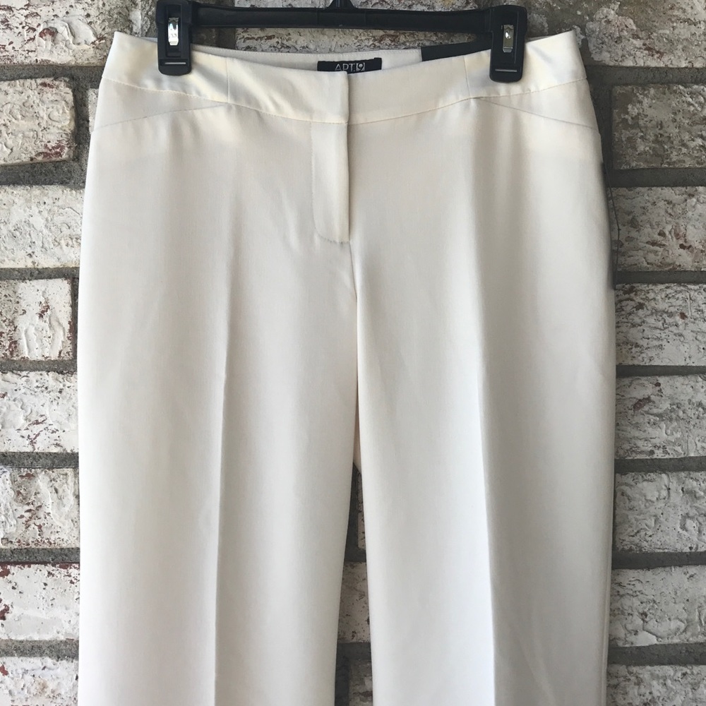 Apt 9 Modern Fit Wide Leg Tuxedo Pant Sz 6