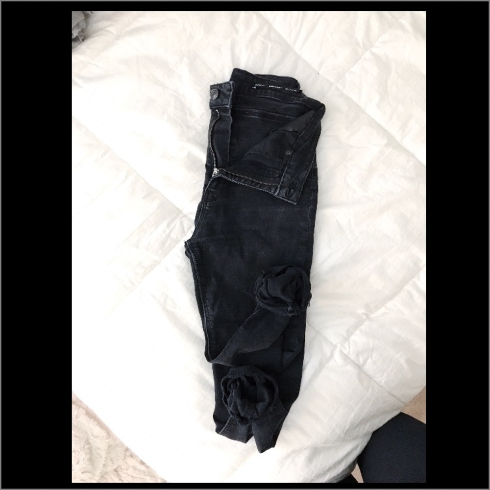 Zara Ripped Denim