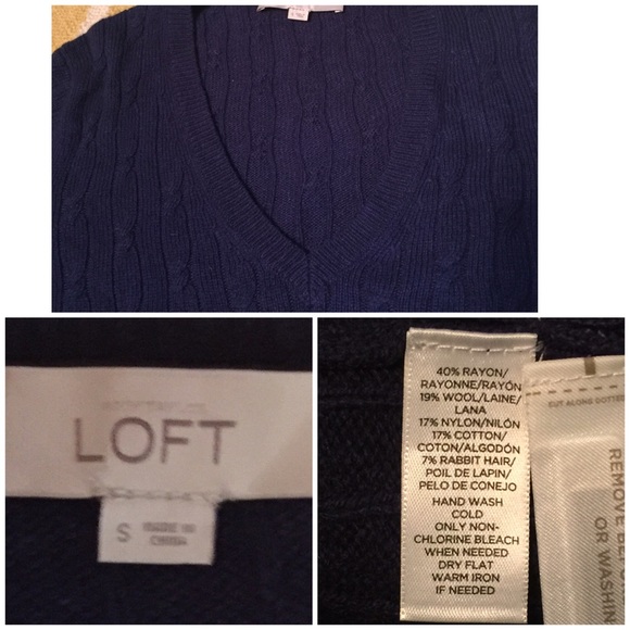 Ann Taylor LOFT Cable-knit sweater - Picture 2 of 3