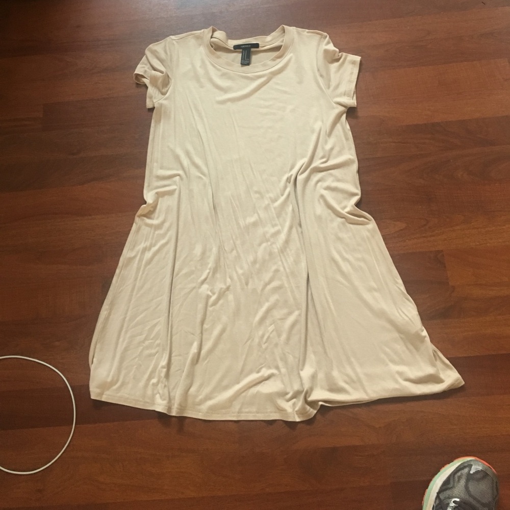 Tan Tshirt Dress - Size M