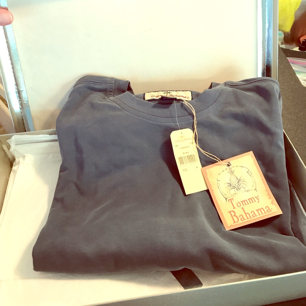 Navy Tommy Bahama T.B. Advised tee!