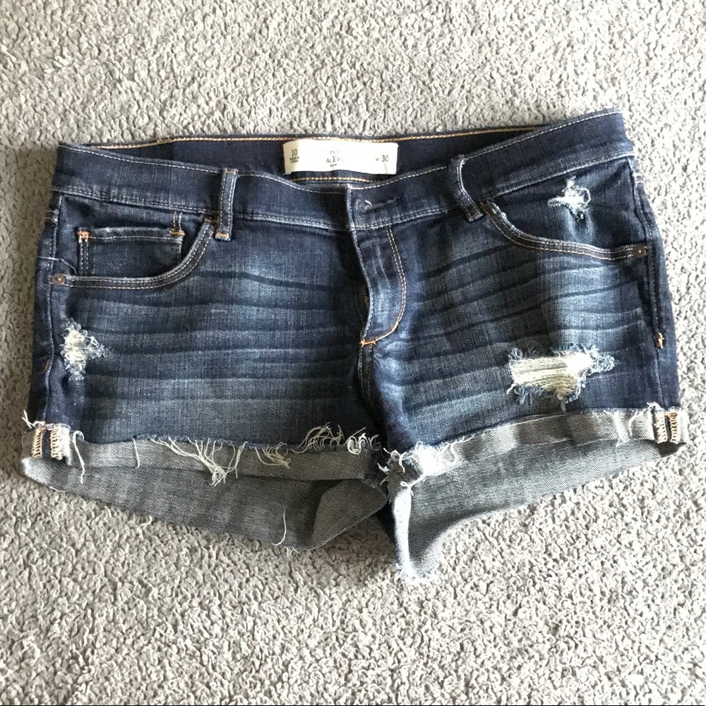 Abercrombie jean shorts 10